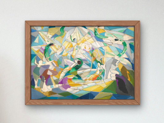 The Rosenkavalier by Joseph Stella, 1913, Art Deco and American Modernism, fine art print