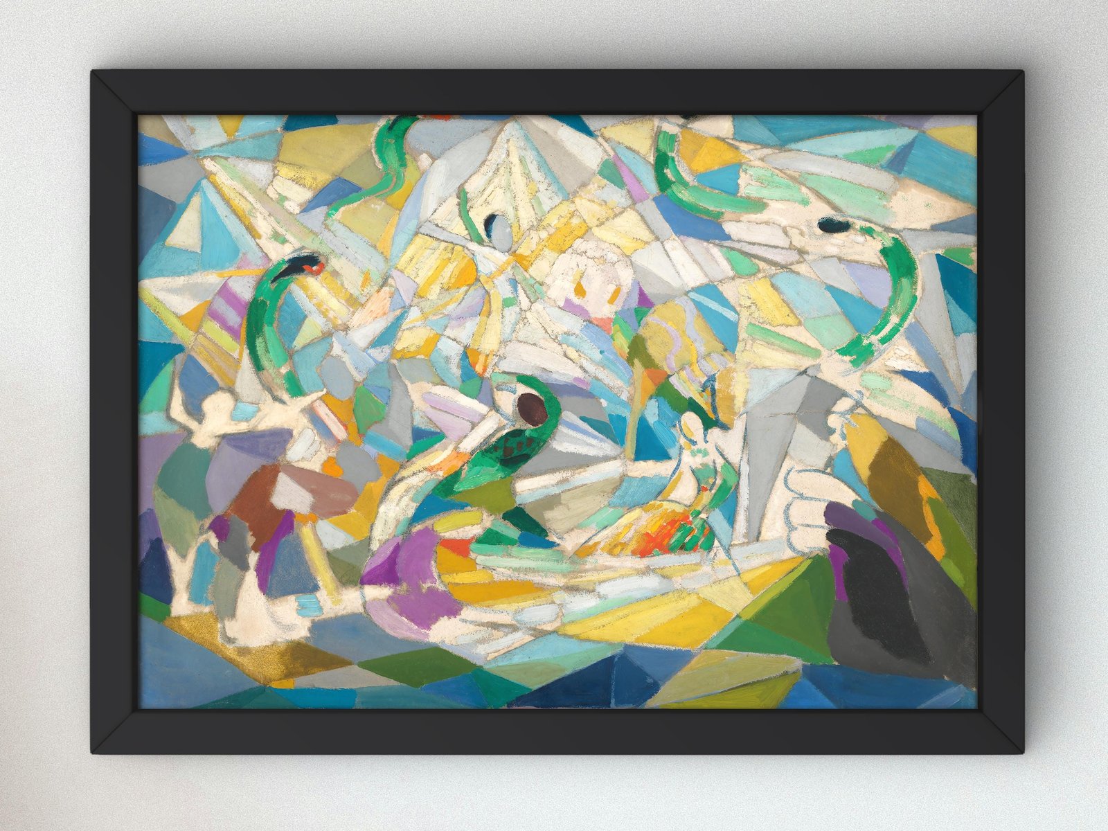 The Rosenkavalier by Joseph Stella, 1913, Art Deco and American Modernism, fine art print