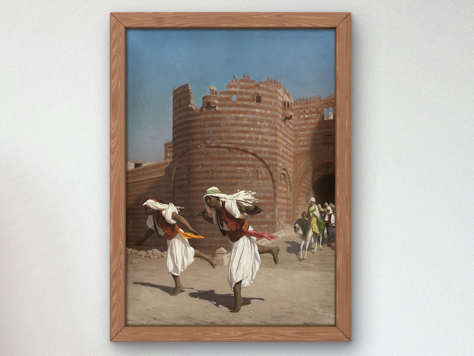 The Runners of the Pasha by Jean-Léon Gérôme, 1867, Orientalism and Exoticism, fine art print