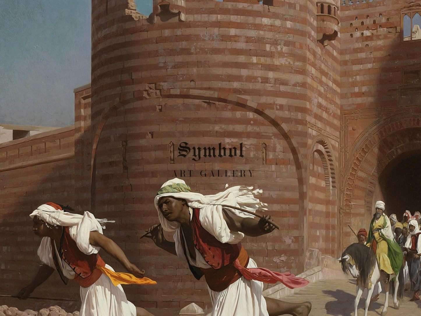 The Runners of the Pasha by Jean-Léon Gérôme, 1867, Orientalism and Exoticism, fine art print