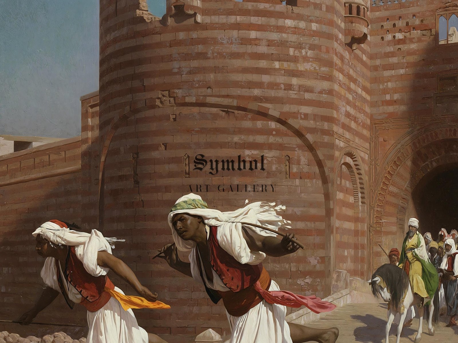 The Runners of the Pasha by Jean-Léon Gérôme, 1867, Orientalism and Exoticism, fine art print