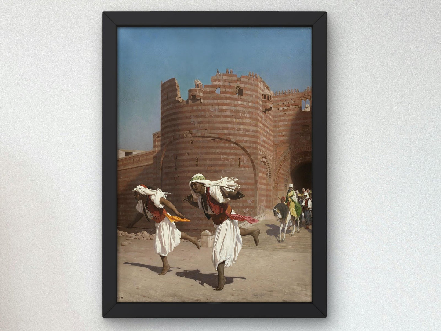 The Runners of the Pasha by Jean-Léon Gérôme, 1867, Orientalism and Exoticism, fine art print