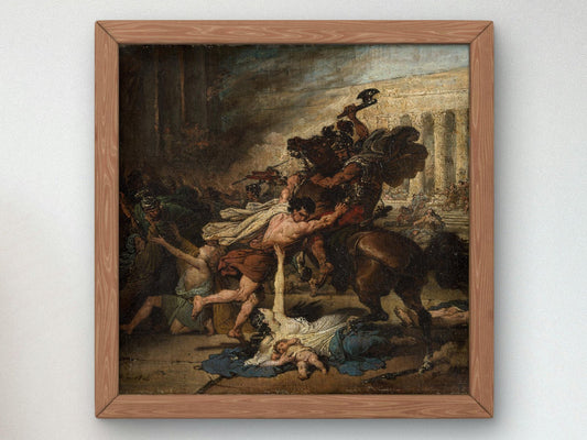 The Sack of Jerusalem by the Romans by François Joseph Heim, 1824, Romanticism and Classical Landscapes, fine art print