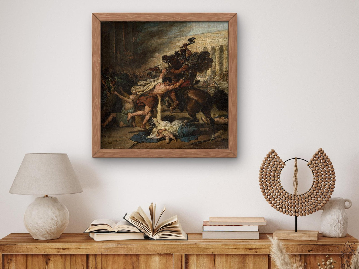 The Sack of Jerusalem by the Romans by François Joseph Heim, 1824, Romanticism and Classical Landscapes, fine art print