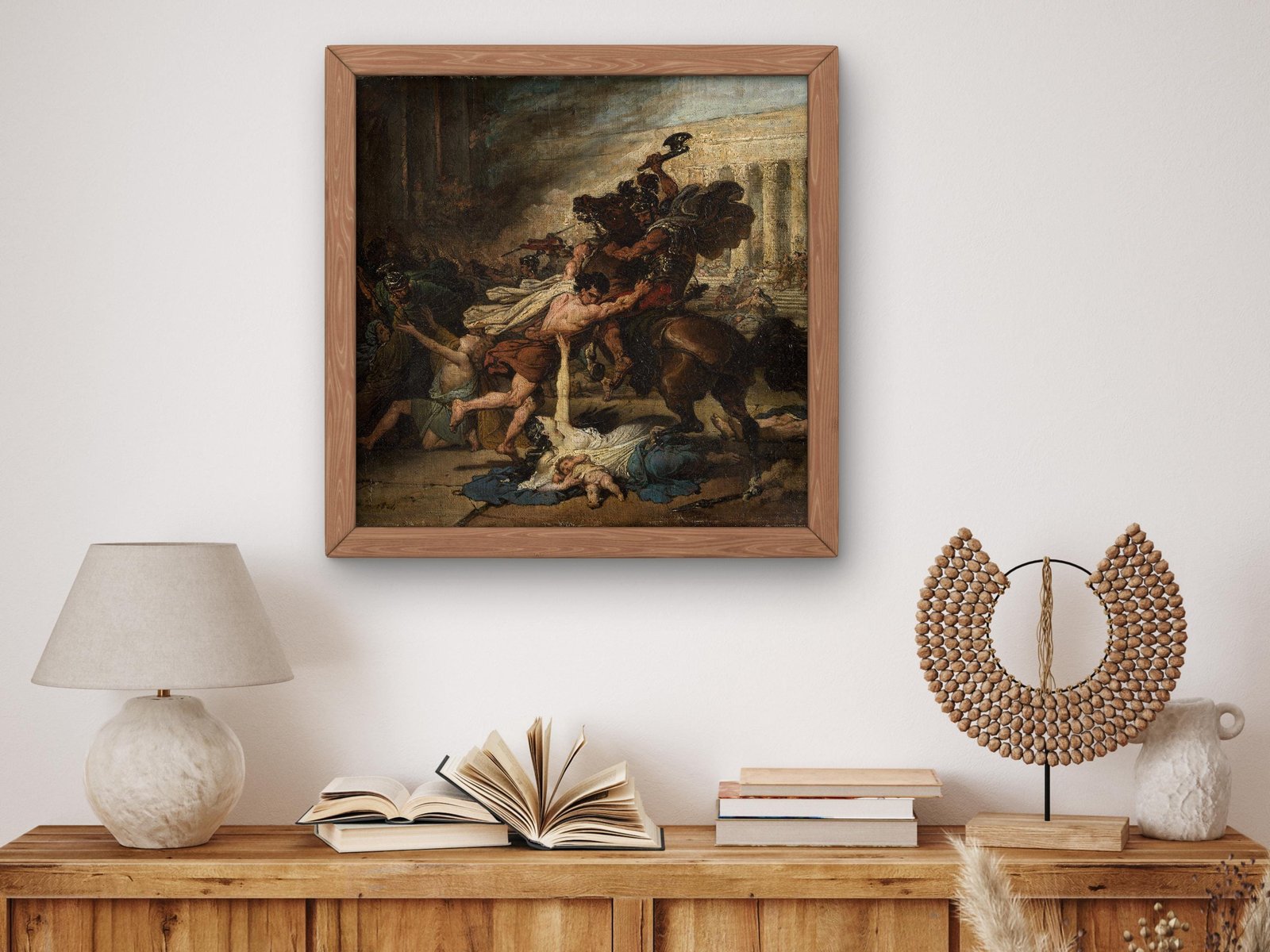 The Sack of Jerusalem by the Romans by François Joseph Heim, 1824, Romanticism and Classical Landscapes, fine art print
