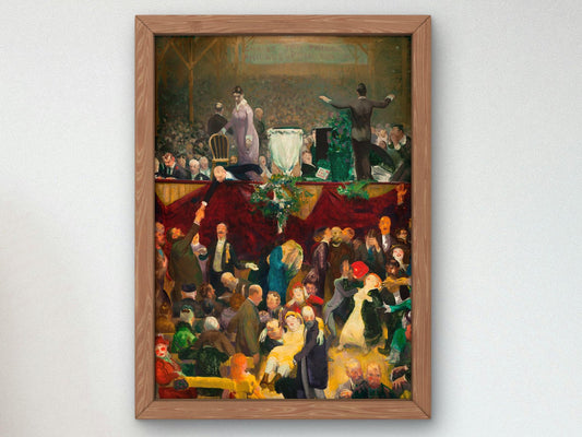 The Sawdust Trail by George Bellows, 1916, American Modernism, fine art print
