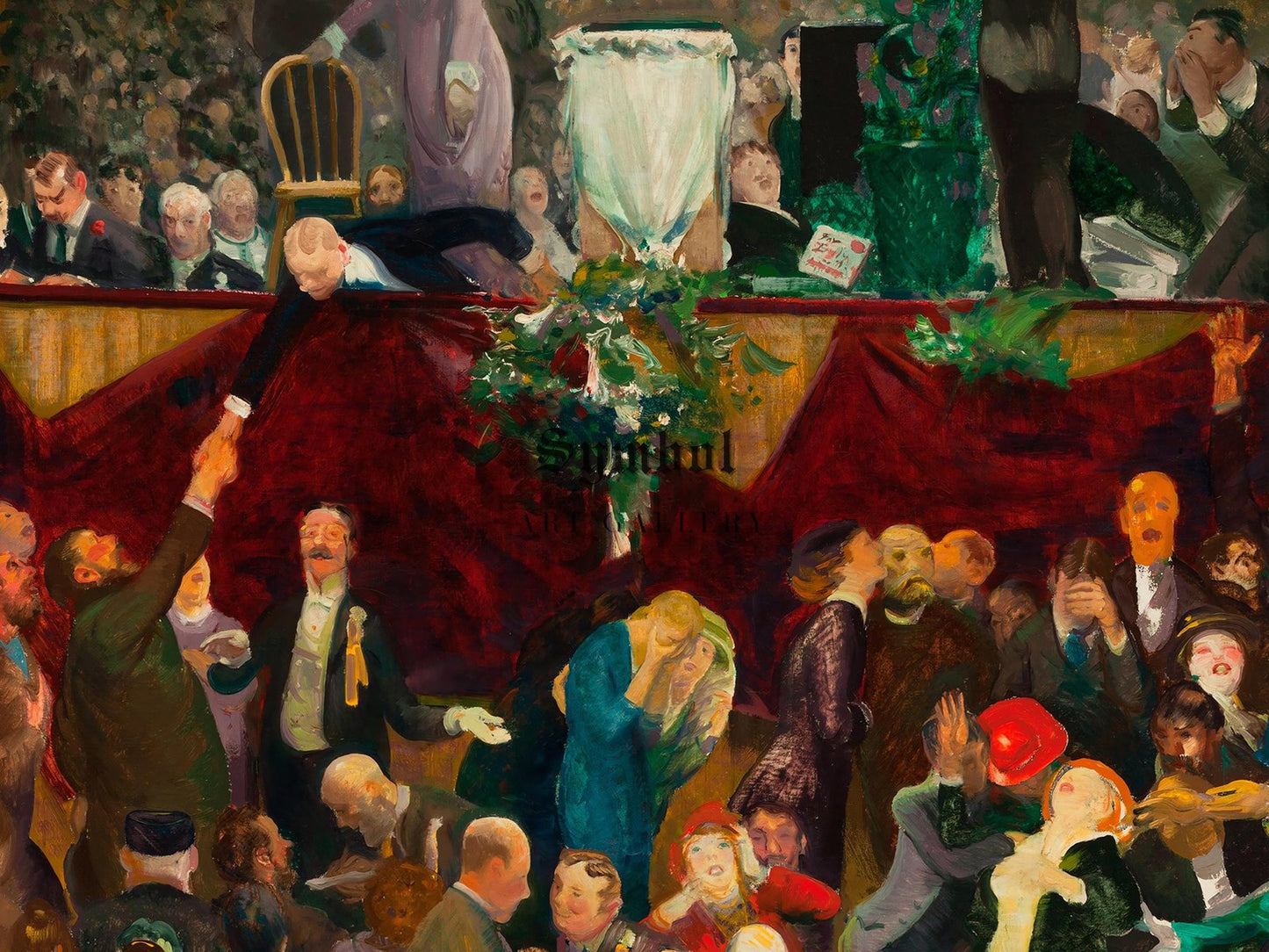 The Sawdust Trail by George Bellows, 1916, American Modernism, fine art print