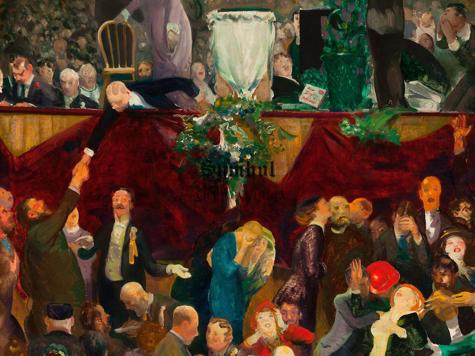 The Sawdust Trail by George Bellows, 1916, American Modernism, fine art print