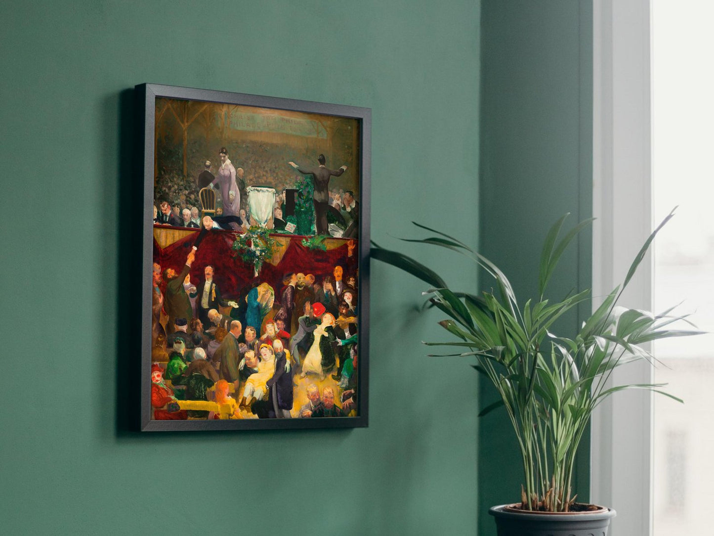 The Sawdust Trail by George Bellows, 1916, American Modernism, fine art print