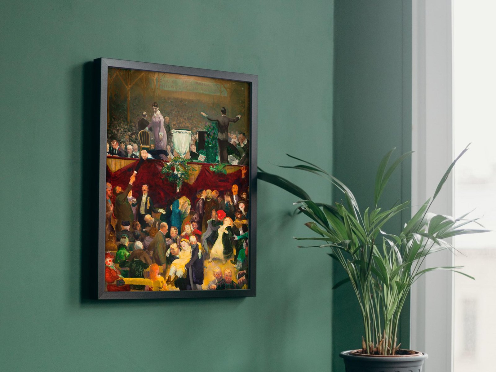 The Sawdust Trail by George Bellows, 1916, American Modernism, fine art print