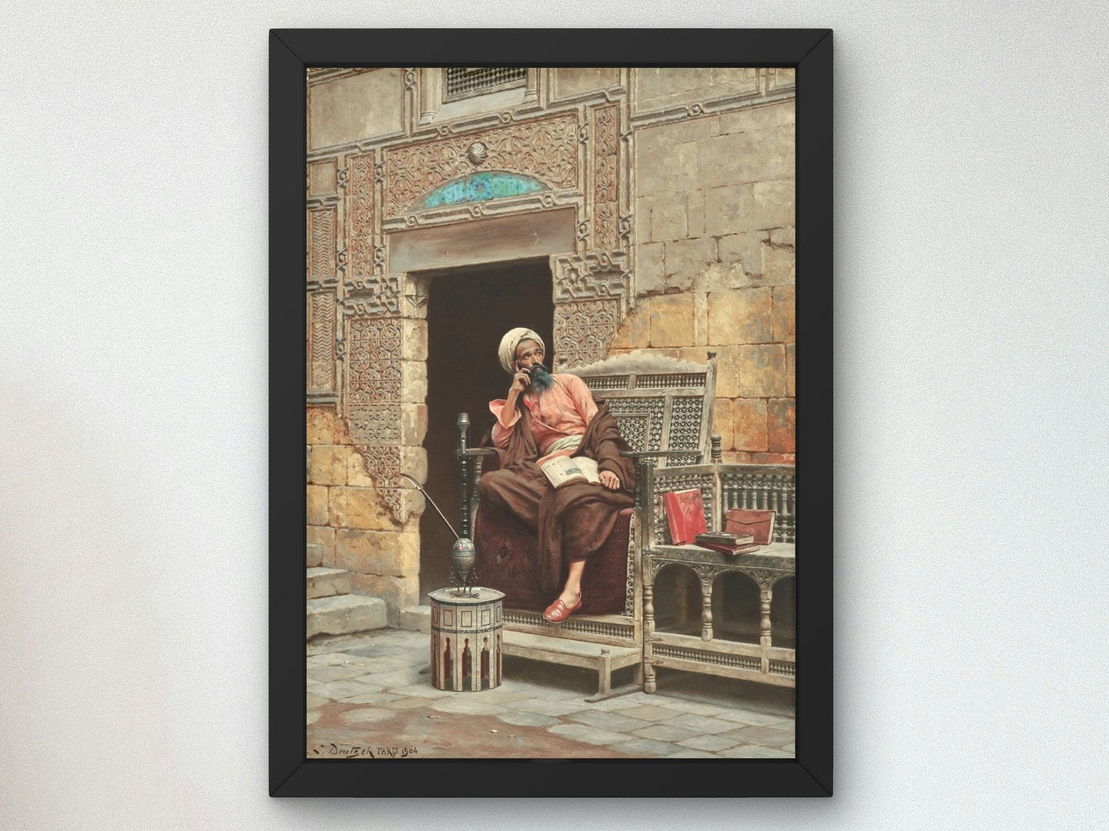 The Scribe by Ludwig Deutsch, 1904, Orientalism and Exoticism, fine art print