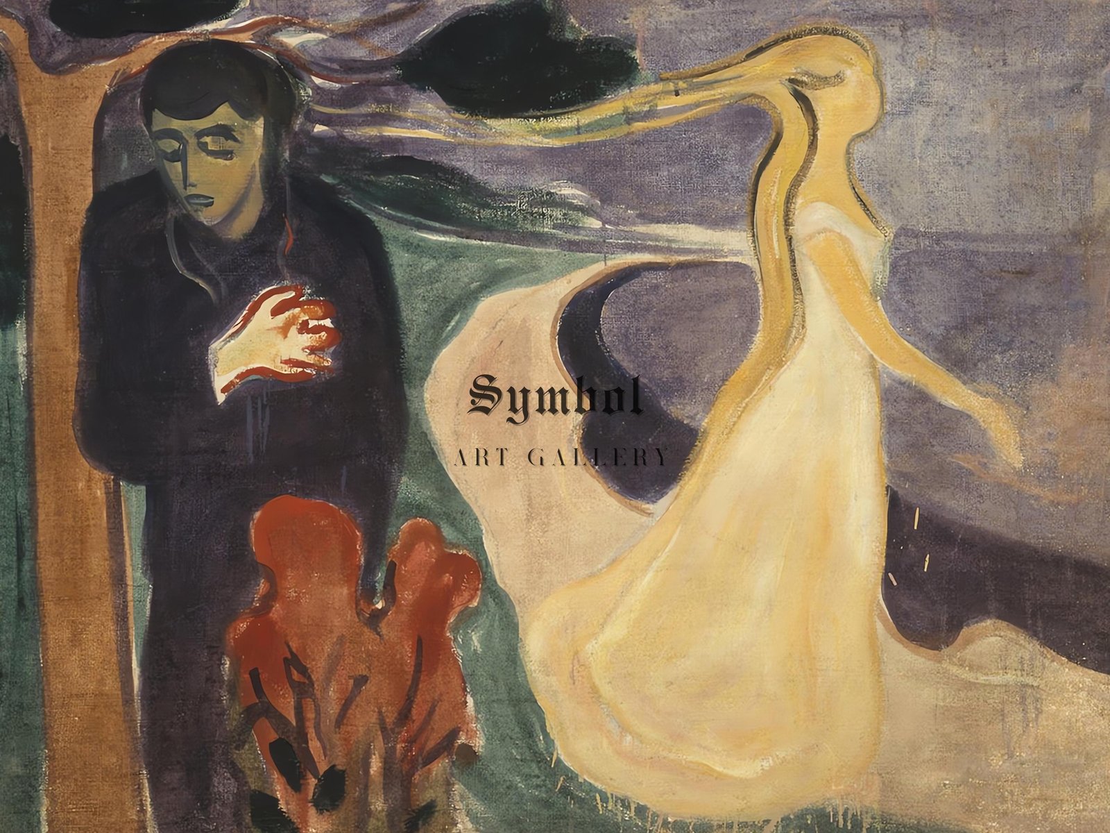 The Separation by Edvard Munch, 1896, Expressionism and Fauvism, fine art print