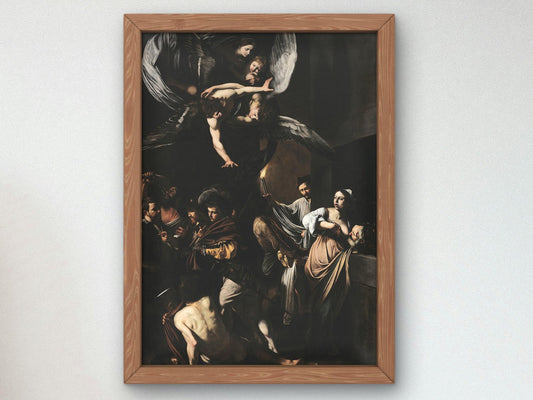 The Seven Acts of Mercy by Caravaggio, 1607, Baroque and Chiaroscuro, fine art print