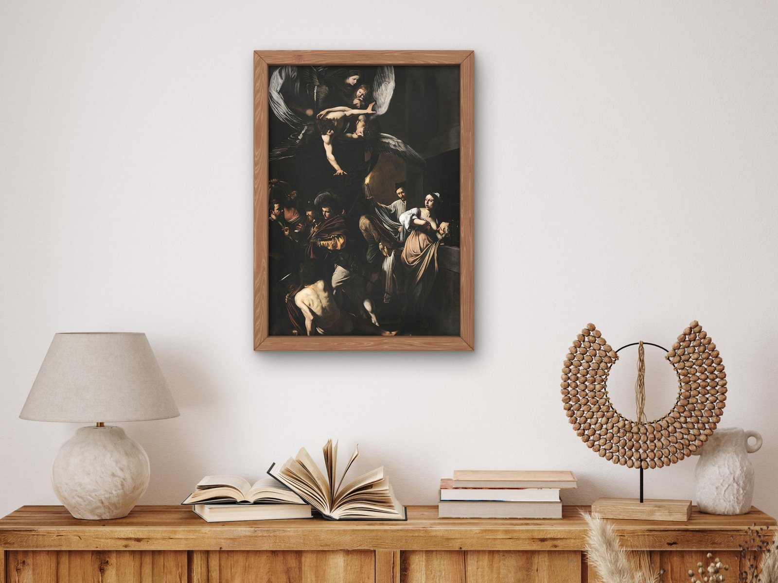 The Seven Acts of Mercy by Caravaggio, 1607, Baroque and Chiaroscuro, fine art print
