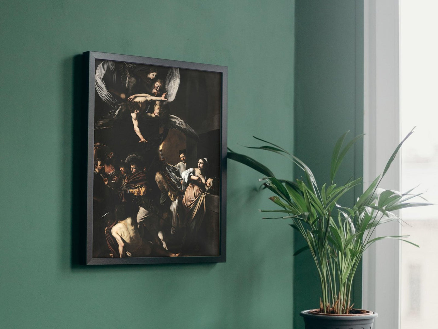 The Seven Acts of Mercy by Caravaggio, 1607, Baroque and Chiaroscuro, fine art print