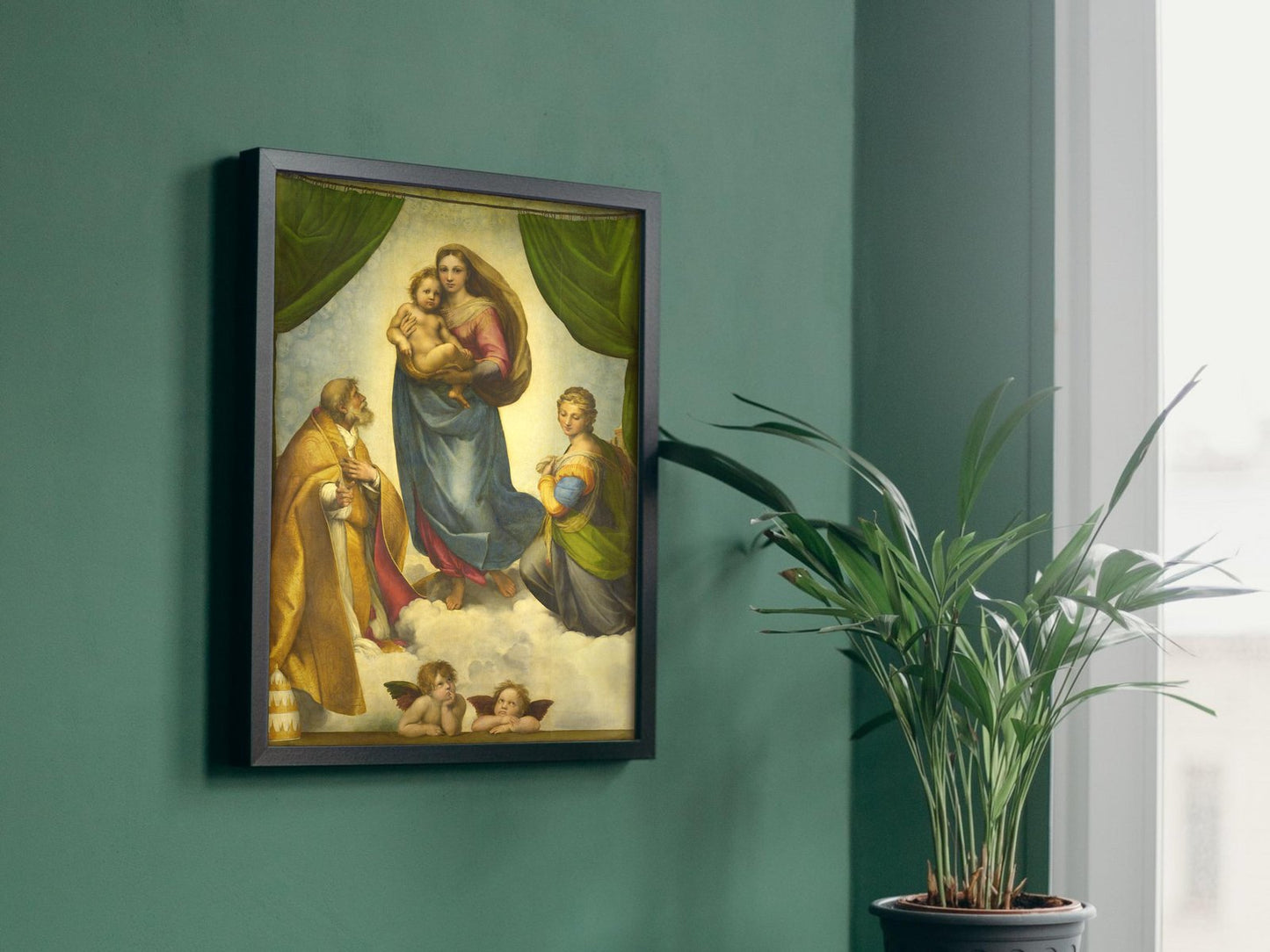 Sistine Madonna by Raphael, 1512, Renaissance, fine art print