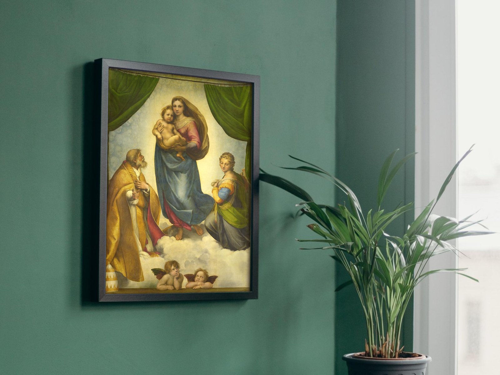 Sistine Madonna by Raphael, 1512, Renaissance, fine art print