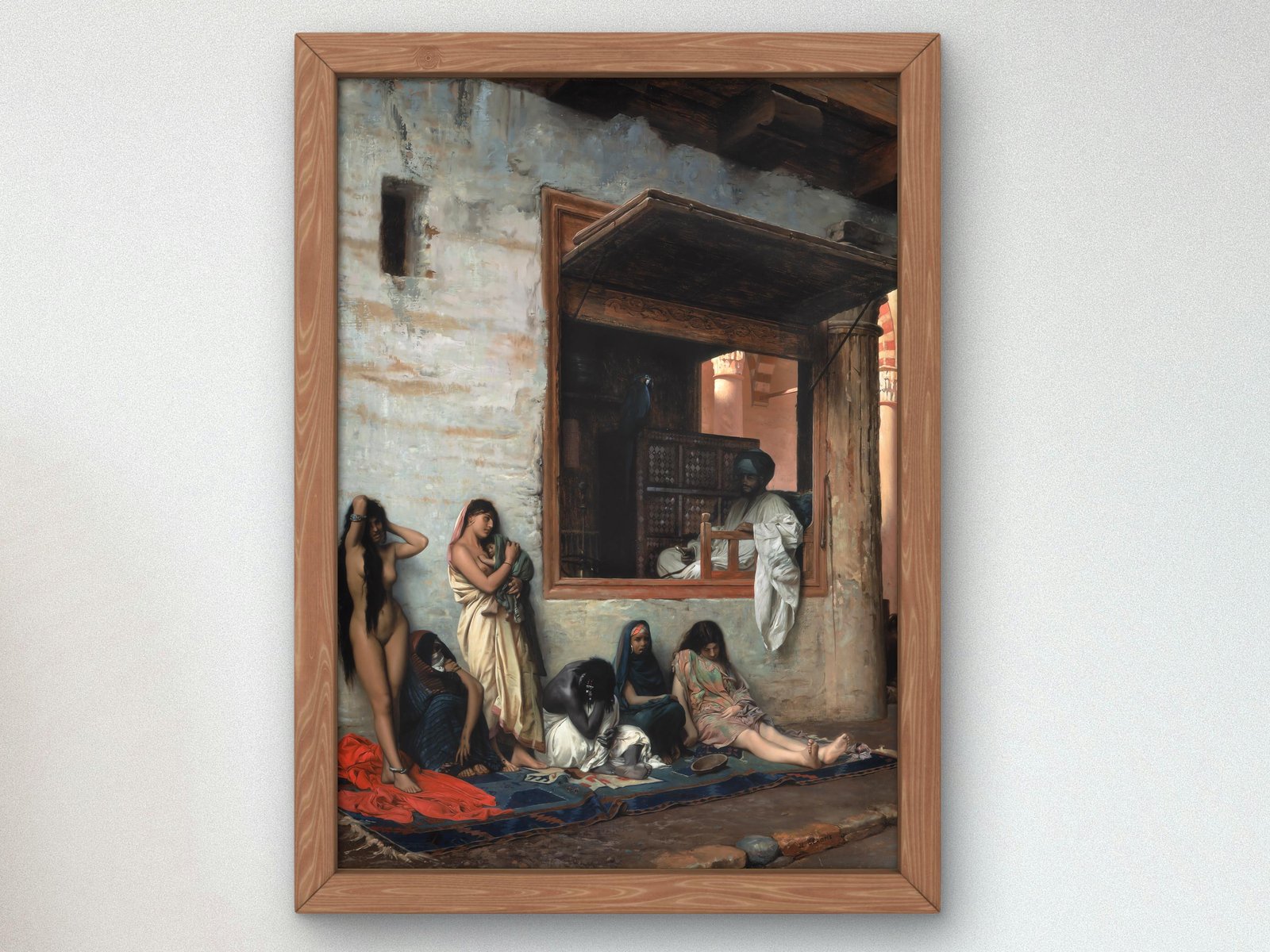 The Slave Market by Jean-Léon Gérôme, 1871, Orientalism and Exoticism, fine art print