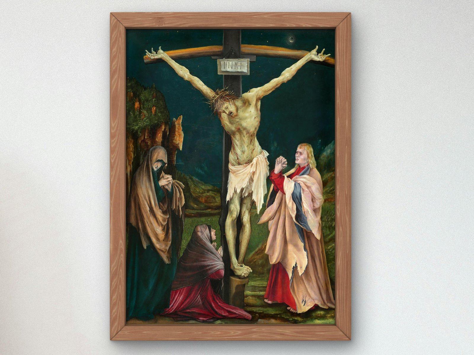 The Small Crucifixion by Matthias Grünewald, 1511, Renaissance, fine art print