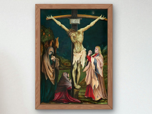 The Small Crucifixion by Matthias Grünewald, 1511, Renaissance, fine art print