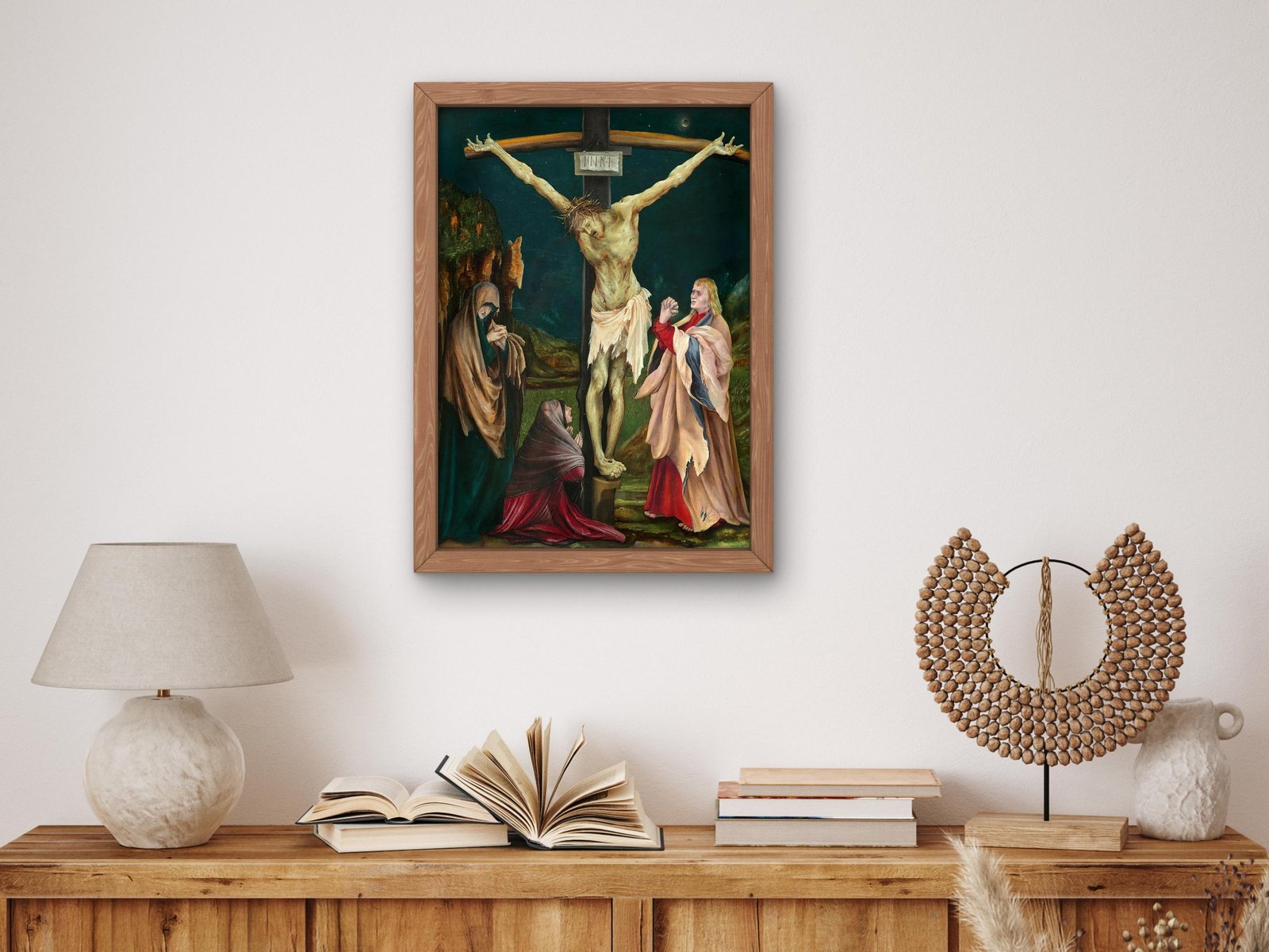The Small Crucifixion by Matthias Grünewald, 1511, Renaissance, fine art print