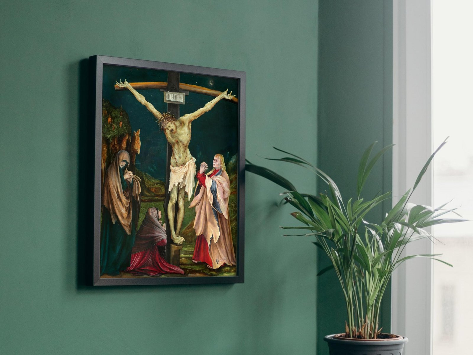 The Small Crucifixion by Matthias Grünewald, 1511, Renaissance, fine art print