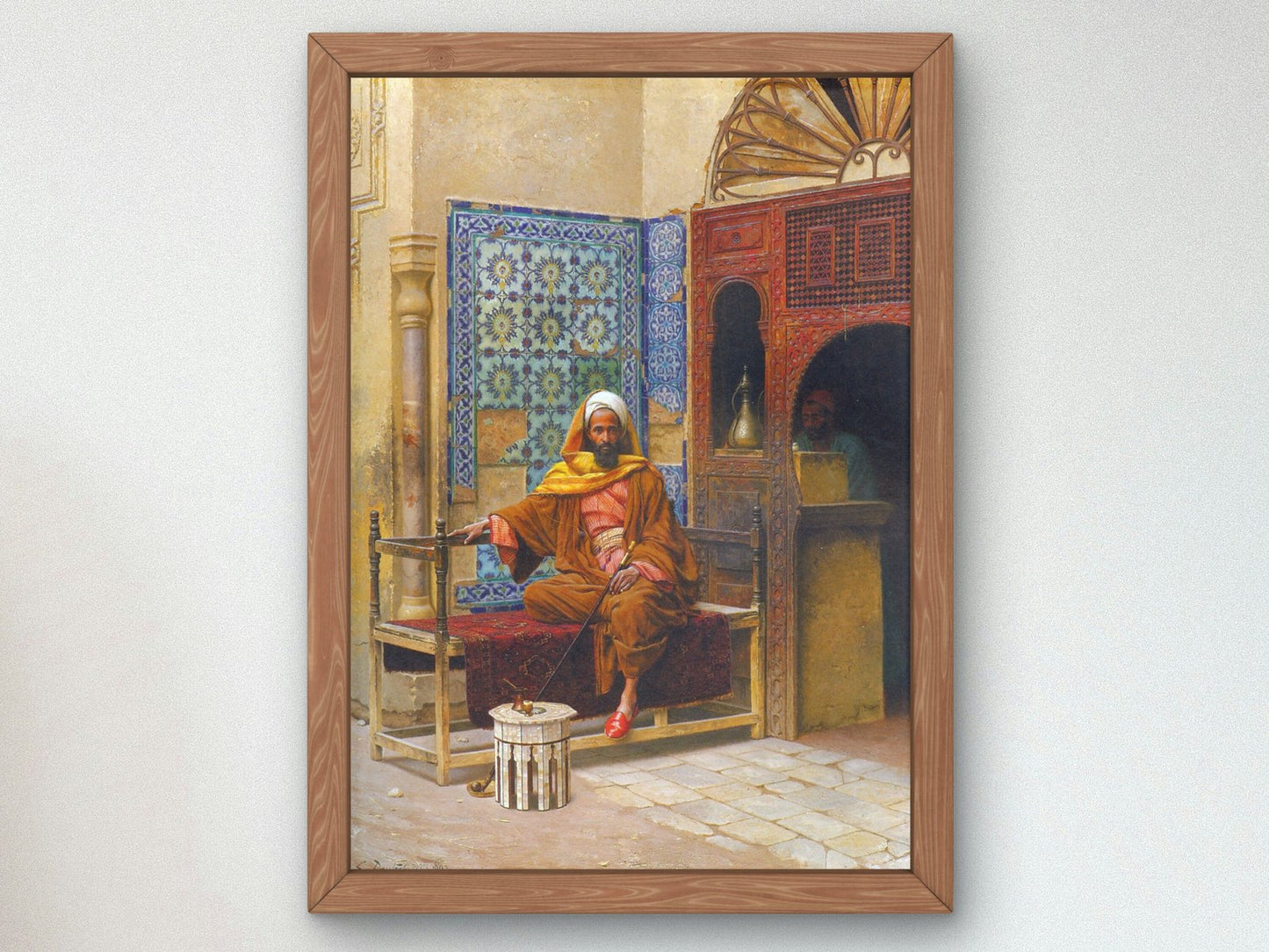 The Smoker by Ludwig Deutsch, 1903, Orientalism and Exoticism, fine art print