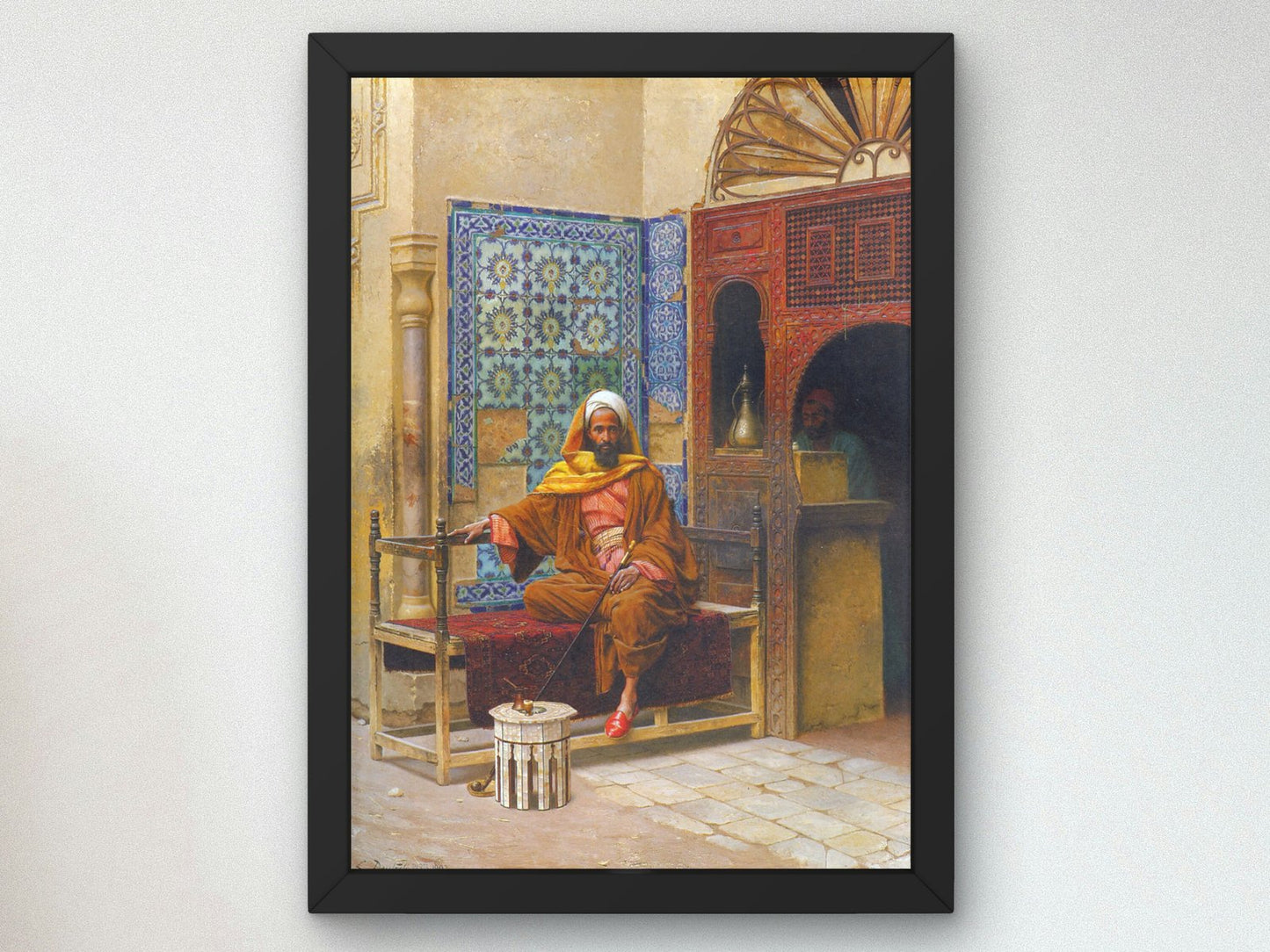 The Smoker by Ludwig Deutsch, 1903, Orientalism and Exoticism, fine art print