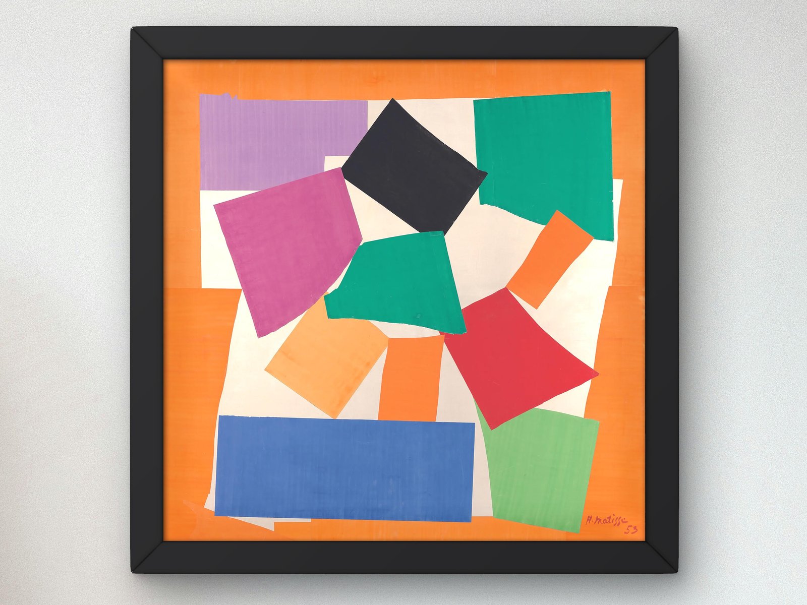 The Snail by Henri Matisse, 1953, Cubism and Abstract Art, fine art print