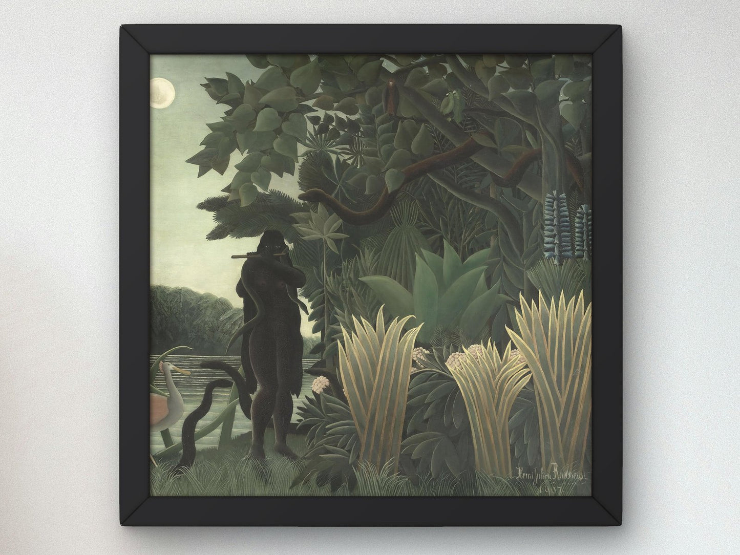The Snake Charmer by Henri Rousseau, 1907, Orientalism and Exoticism, fine art print