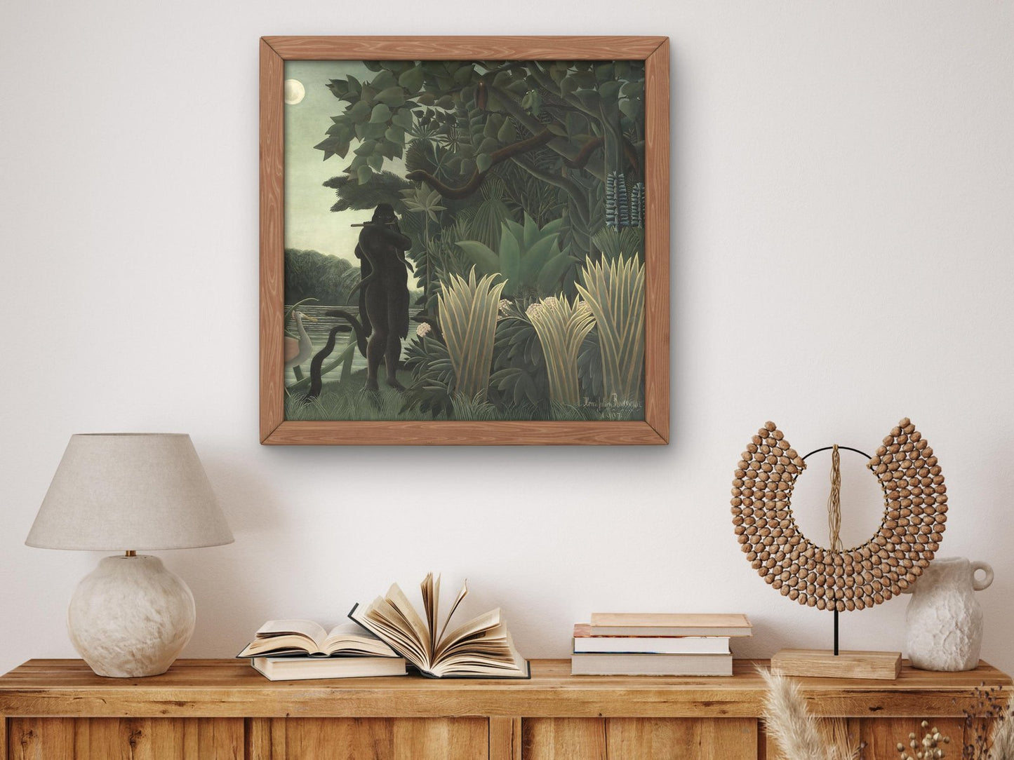 The Snake Charmer by Henri Rousseau, 1907, Orientalism and Exoticism, fine art print