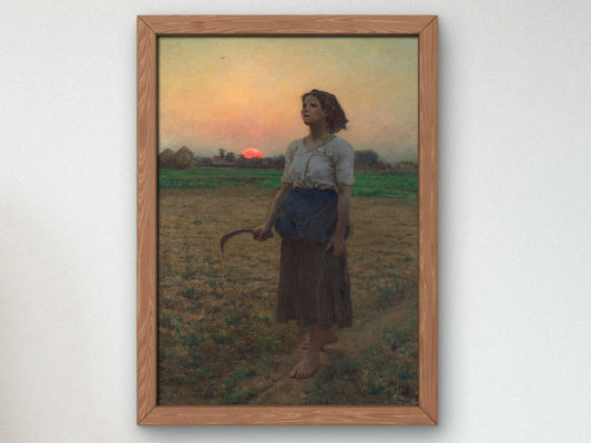 The Song of the Lark by Jules Breton, 1884, Realism and Naturalism, fine art print