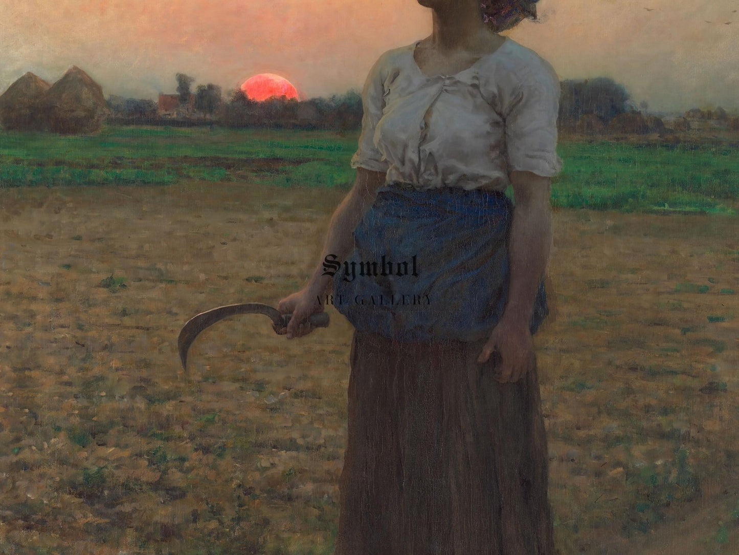 The Song of the Lark by Jules Breton, 1884, Realism and Naturalism, fine art print