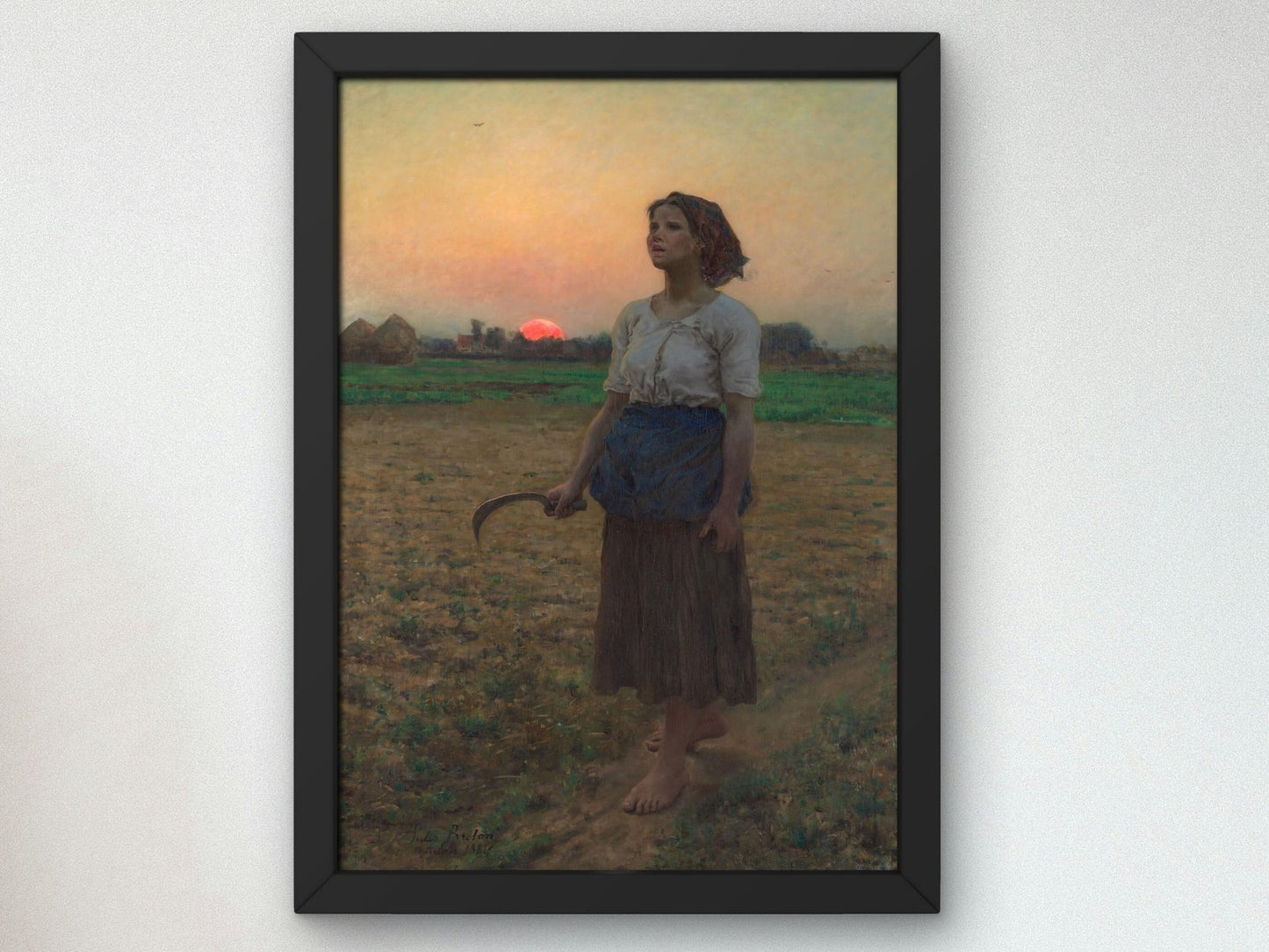 The Song of the Lark by Jules Breton, 1884, Realism and Naturalism, fine art print