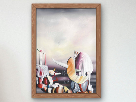 The Speeding Bow by Yves Tanguy, 1945, Surrealism and Modern Art, fine art print