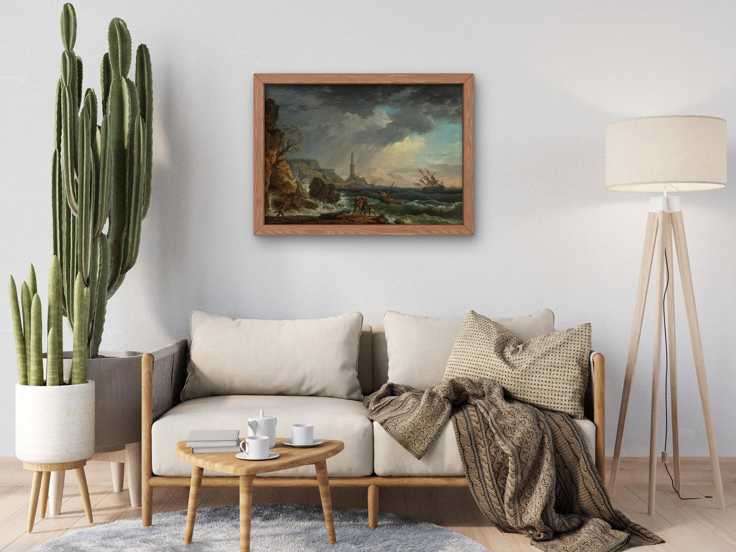 The Storm by Claude Joseph Vernet, 1752, Romanticism and Classical Landscapes, fine art print