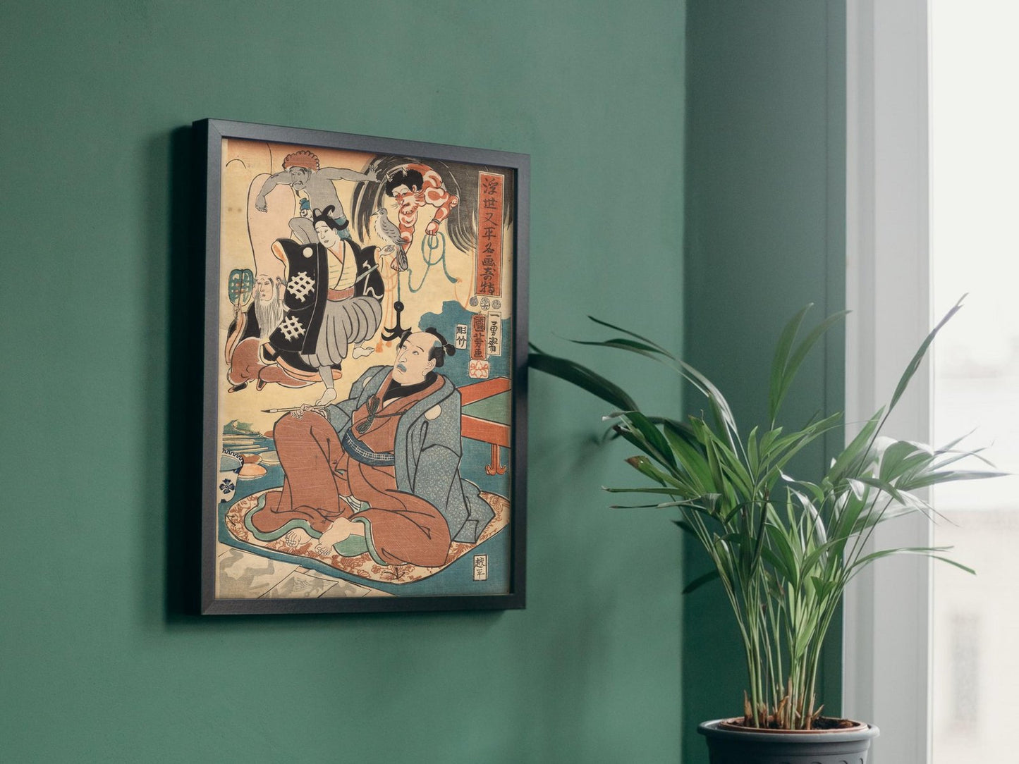 Ukiyo Matahei by Utagawa Kuniyoshi, 1853, Japanese Woodblock Prints, fine art print