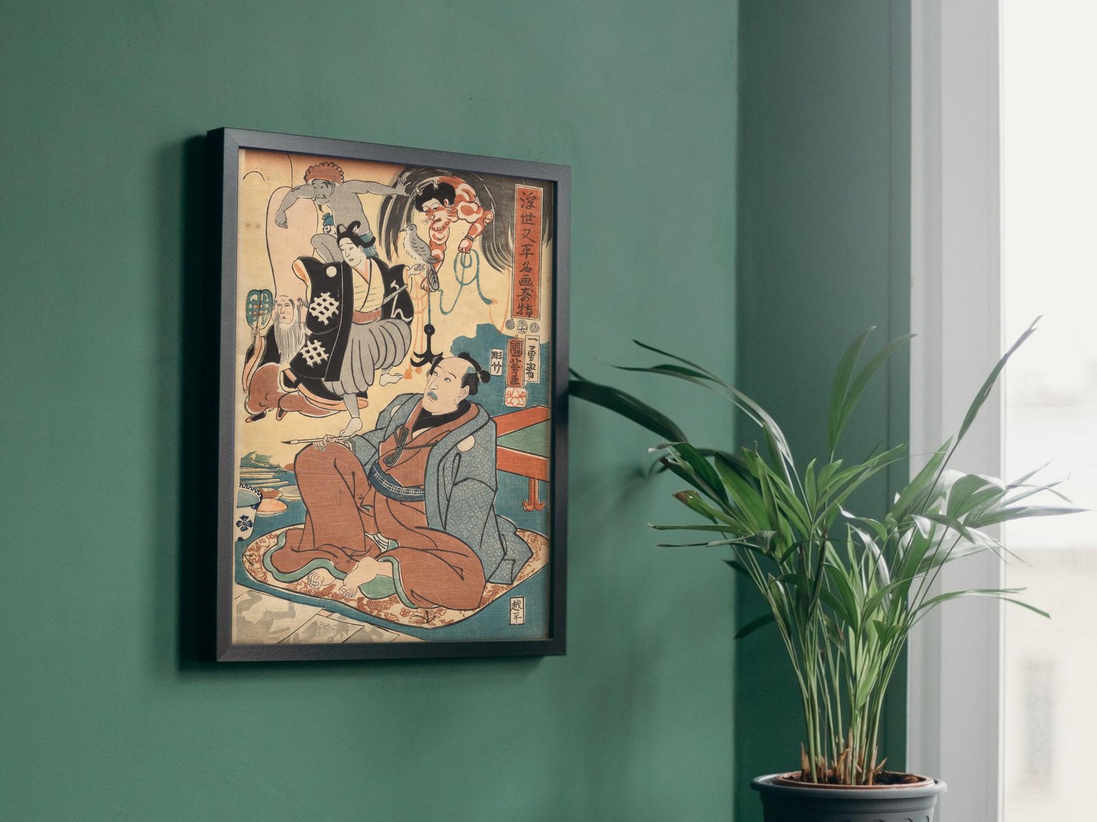 Ukiyo Matahei by Utagawa Kuniyoshi, 1853, Japanese Woodblock Prints, fine art print