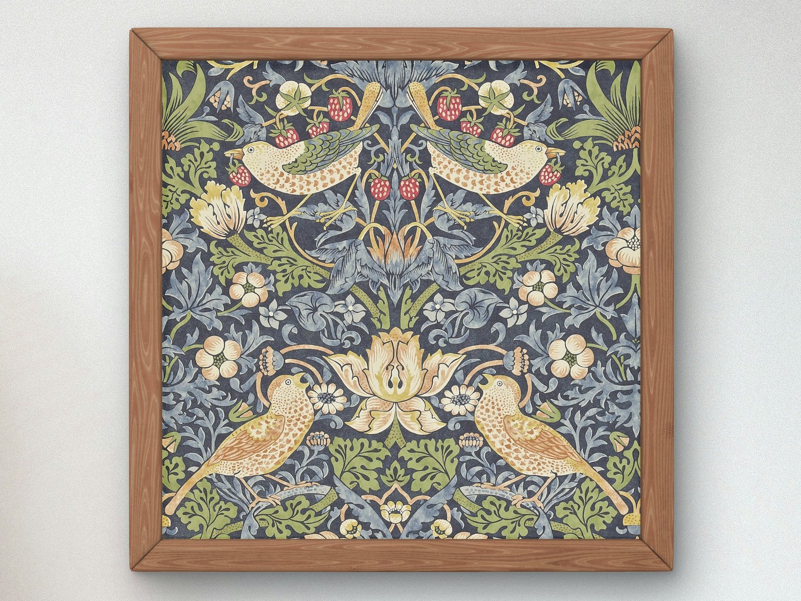 The Strawberry Thief by William Morris, 1882, Art Nouveau and Belle Époque, fine art print