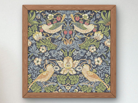 The Strawberry Thief by William Morris, 1882, Art Nouveau and Belle Époque, fine art print
