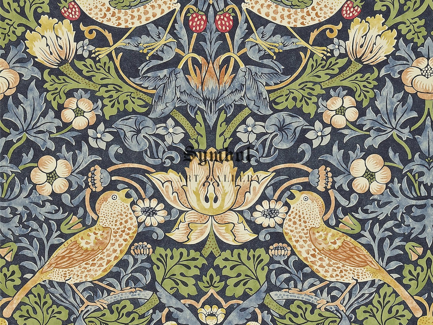 The Strawberry Thief by William Morris, 1882, Art Nouveau and Belle Époque, fine art print