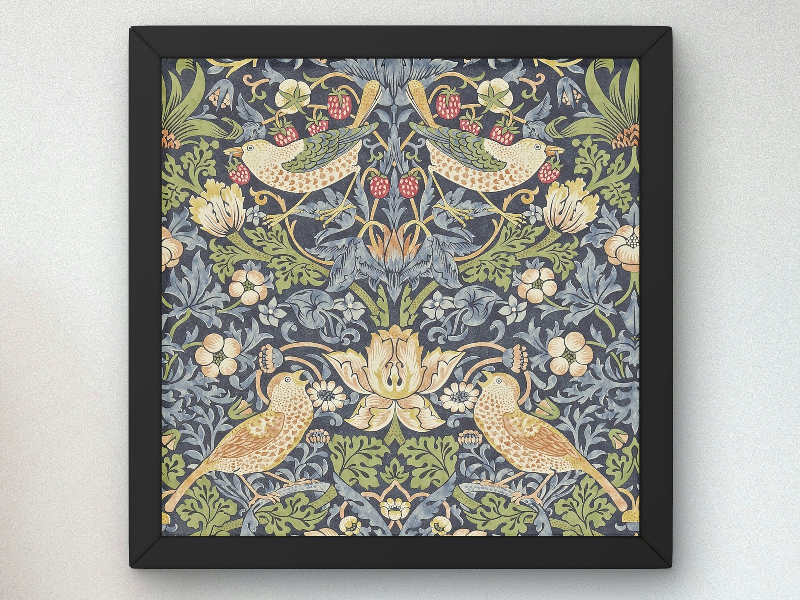 The Strawberry Thief by William Morris, 1882, Art Nouveau and Belle Époque, fine art print