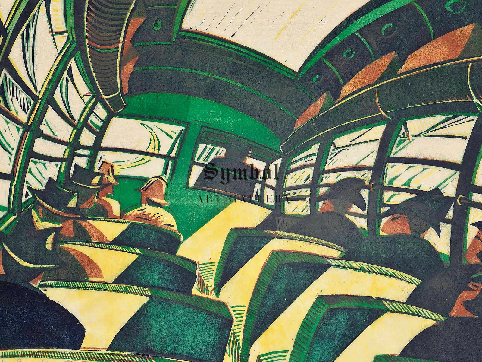 The Sunshine Roof by Cyril Power, 1934, Art Deco and American Modernism, fine art print