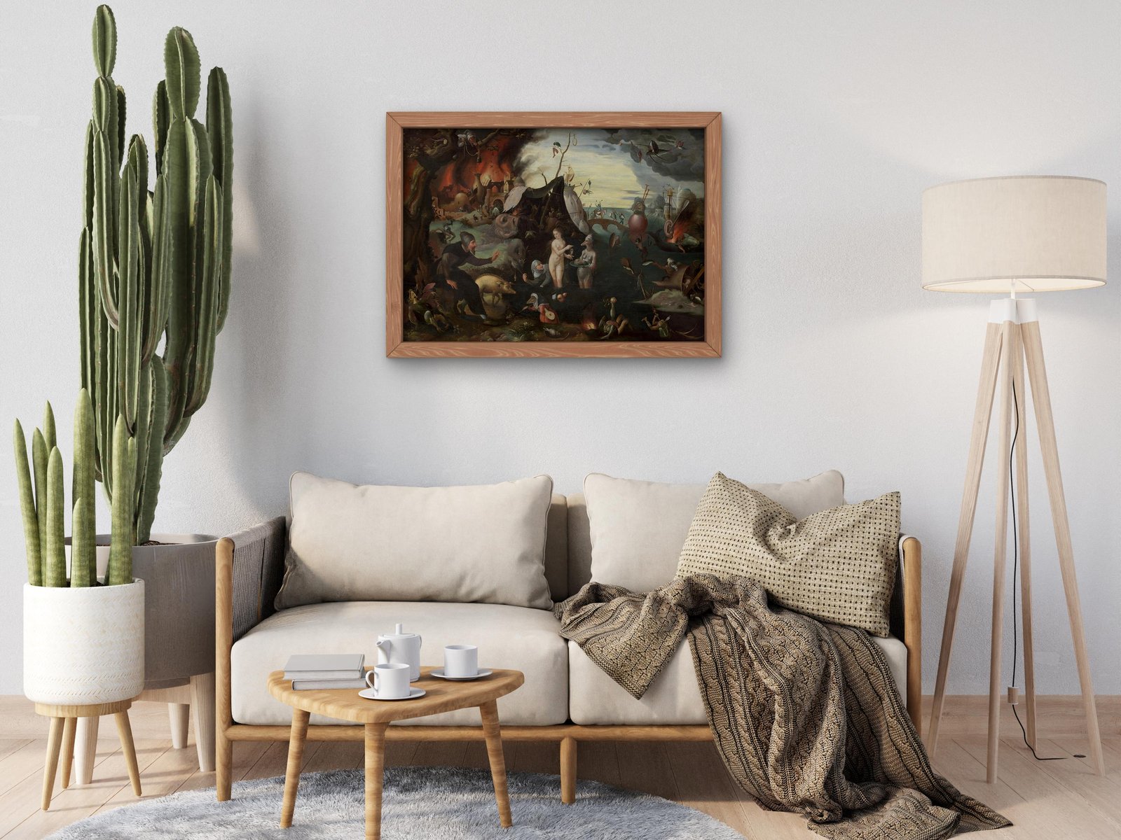 The Temptation of Saint Anthony by Pieter Huys, 1560, Baroque and Chiaroscuro, fine art print