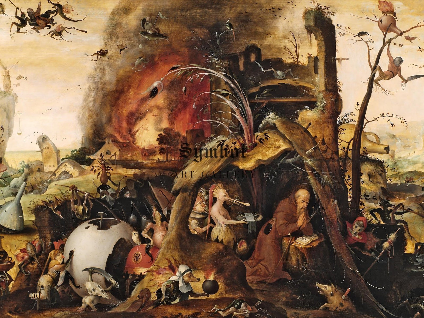 The Temptation of St Anthony by Jan Mandyn, 1530, Renaissance, fine art print