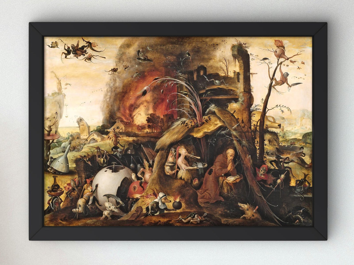 The Temptation of St Anthony by Jan Mandyn, 1530, Renaissance, fine art print