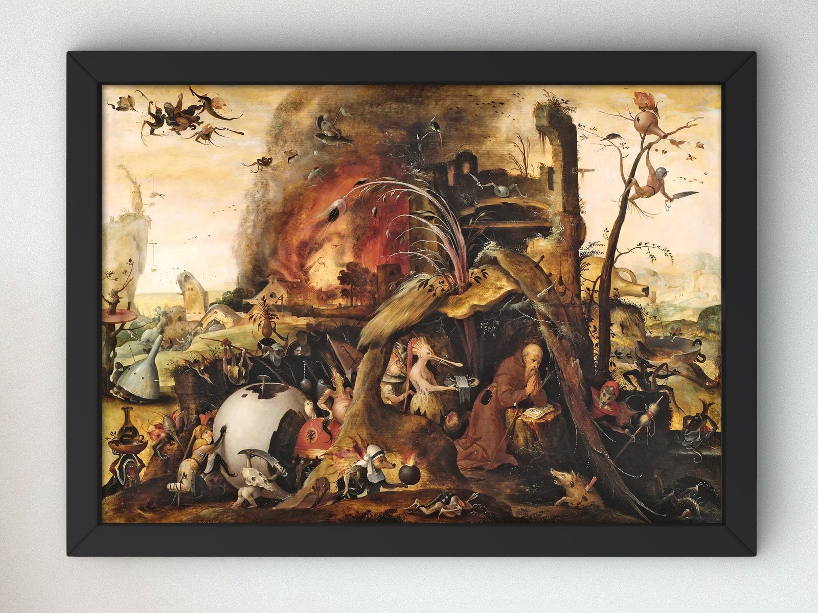 The Temptation of St Anthony by Jan Mandyn, 1530, Renaissance, fine art print