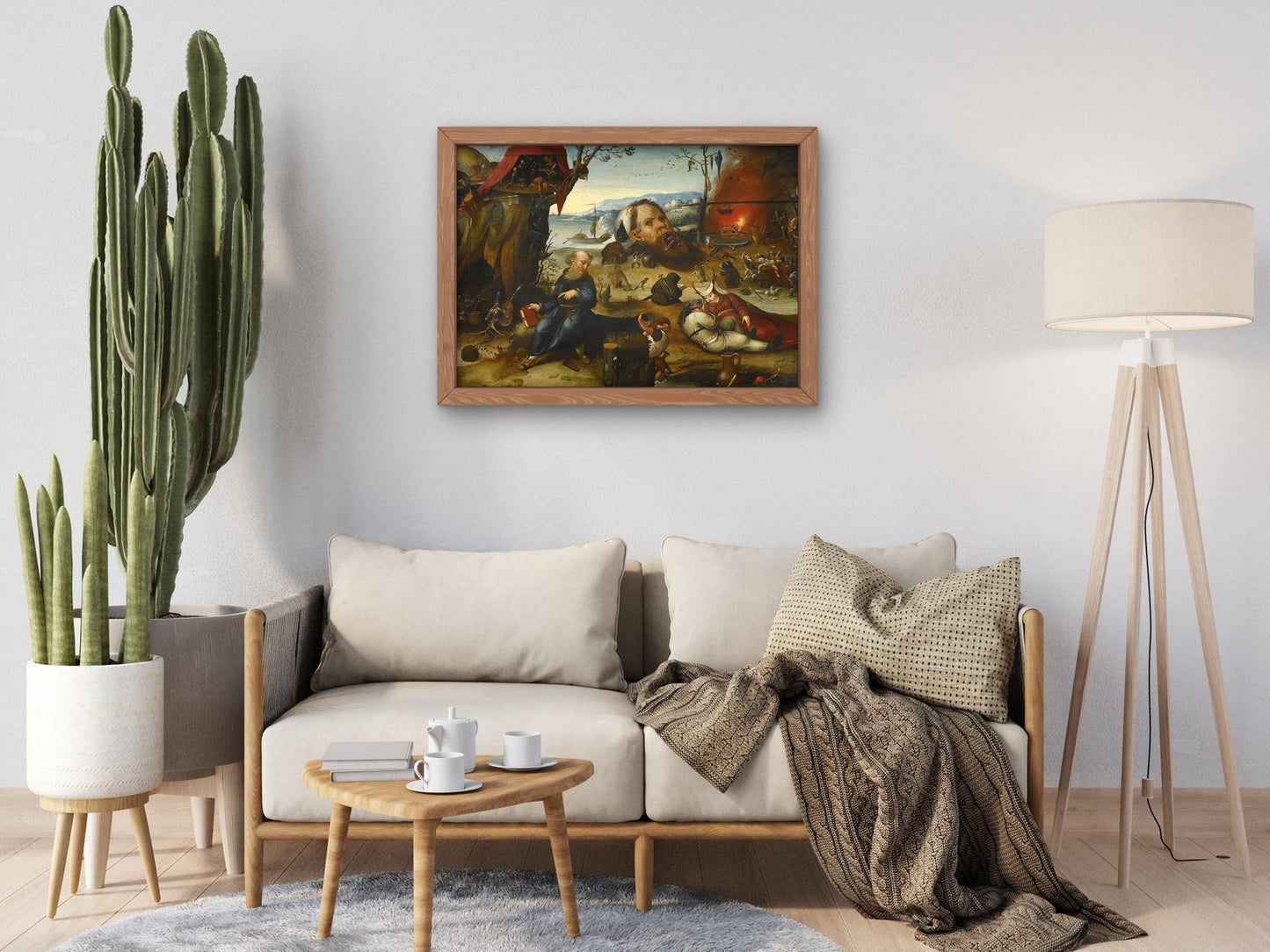 The Temptation of St Anthony by Pieter Huys, 1600, Baroque and Chiaroscuro, fine art print