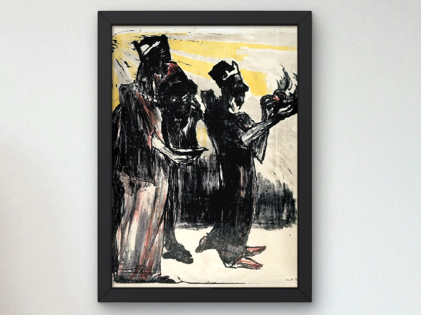 The Three Kings by Emil Nolde, 1913, Expressionism and Fauvism, fine art print
