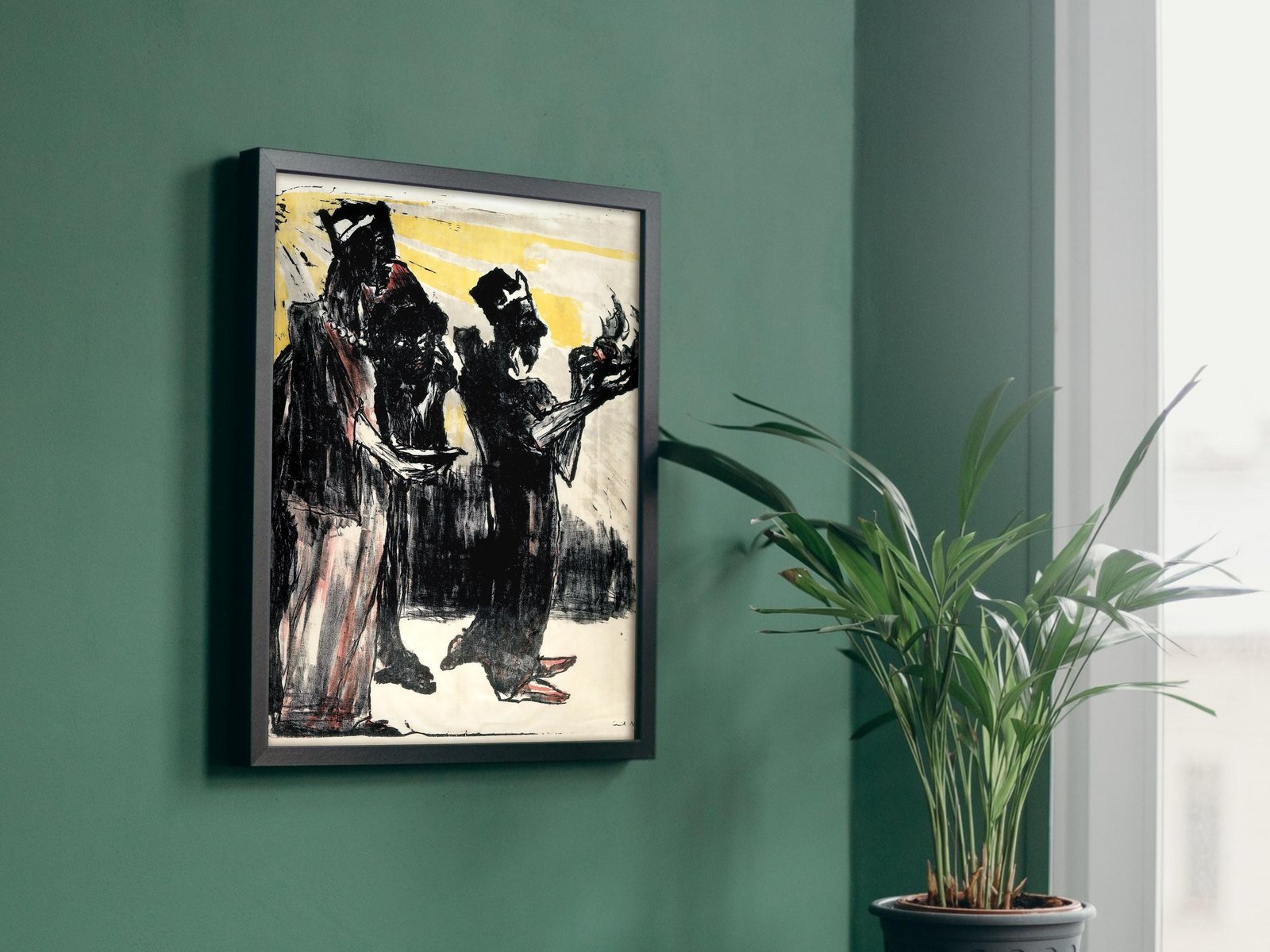 The Three Kings by Emil Nolde, 1913, Expressionism and Fauvism, fine art print